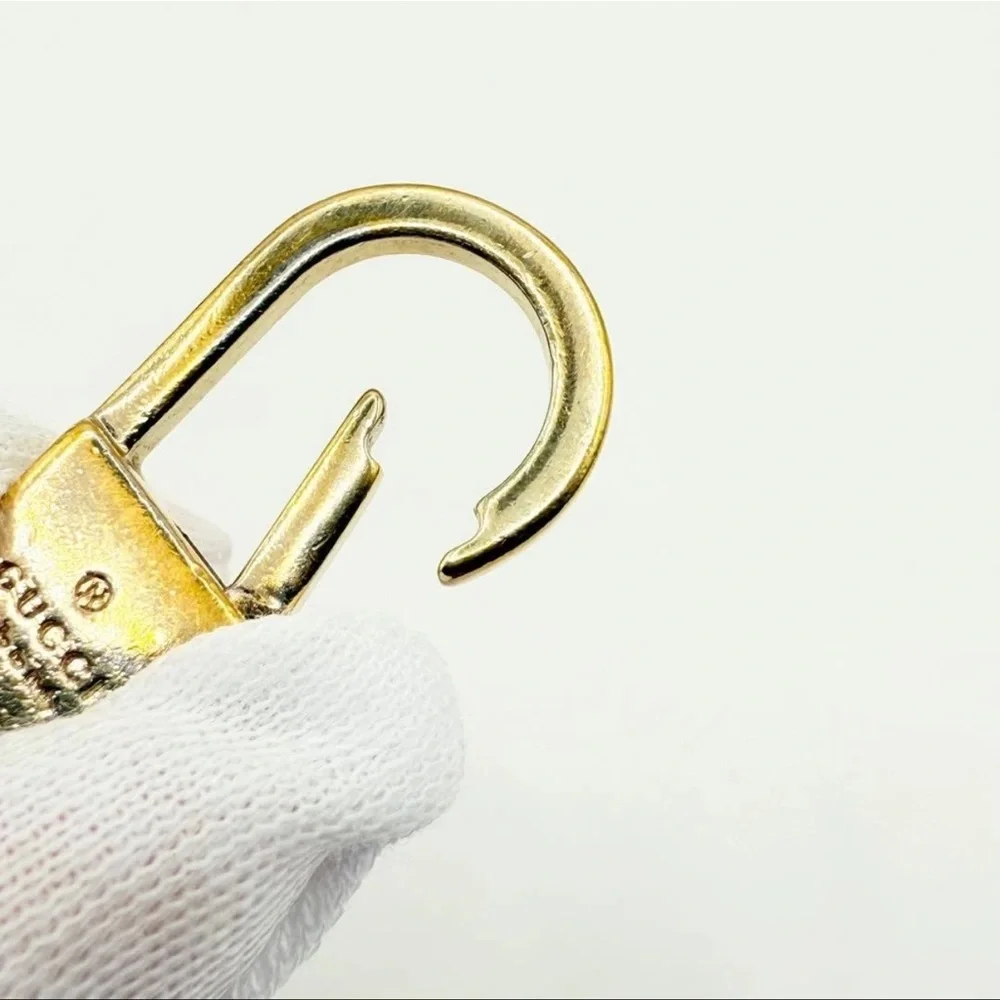 GUCCI Horsebit Bamboo Bag Keychain Cap Charm